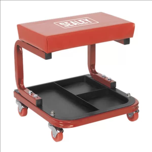 Image of Genuine SEALEY SCR9 Mechanic's Utility Seat Deluxe