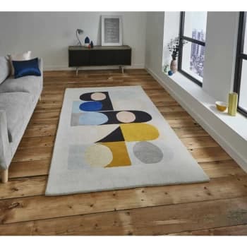Image of Inaluxe ix08 120cm x 170cm Rectangle - Beige and Multicoloured