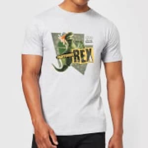 Image of Toy Story Partysaurus Rex Mens T-Shirt - Grey - 3XL