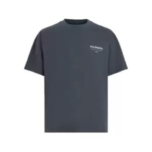 Image of AllSaints Underground T Shirt - Blue