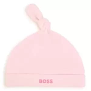 Image of Boss Lgo Beanie Bb34 - Pink
