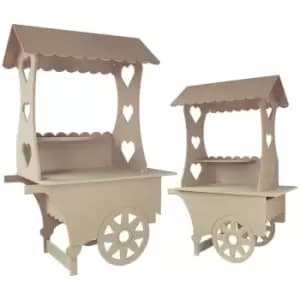 Image of KuKoo Candy Cart Bundle, Wedding Favours Sweet Stalls Birthday - Natural