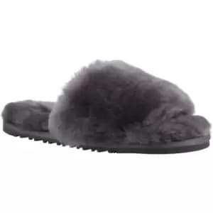 Image of Cotswold Womens Westfield Sheepskin Fur Mule Slippers UK Size 7 (EU 40)