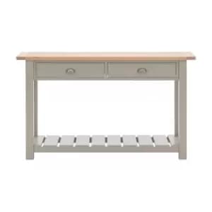 Image of Gallery Interiors Sandon 2 Drawer Console in Prairie