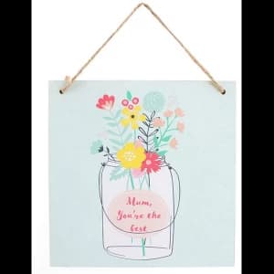 Image of Mum, You're The Best Hanging Sign