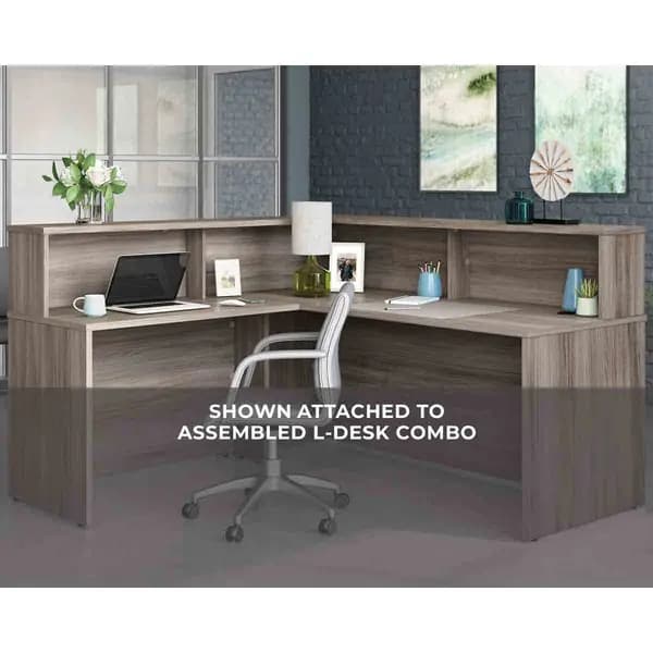 Image of Affiliate Low Reception Hutch 1800mm Hudson Elm Finish - 5427455 -