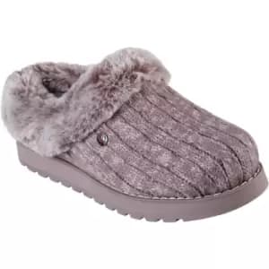 Image of Skechers Womens Keepsakes Ice Angel Fluffy Mule Slippers UK Size 7 (EU 40)