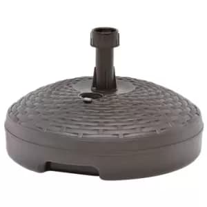 Image of Vidaxl Umbrella Base Sand/Water Filled 20 L Brown Plastic
