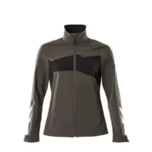 Image of Womens Stretch Work Jacket - Dark Anthracite/Black - Small