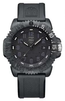 Image of Luminox Navy Seal Foundation 3050 Series Black Silicone Watch