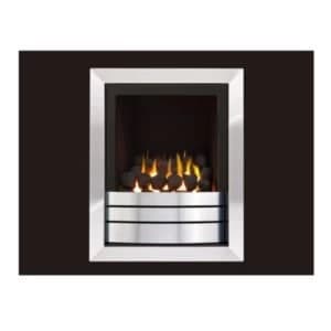 Image of Ignite Easton Landscape High Efficiency Graphite Chrome effect Gas fire