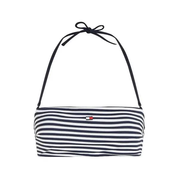 Image of Tommy Hilfiger Bandeau Bikini Top 8 (XS) Blue 35513718310