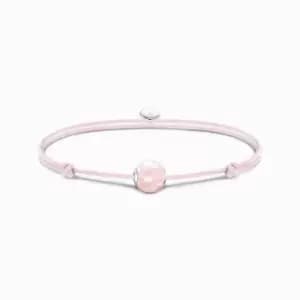 Image of Pink Nylon Rose Quartz Bracelet A2113-813-9