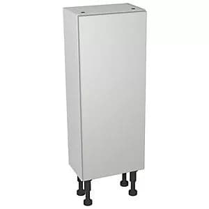 Image of Wickes Vienna Grey Gloss Fitted Open Base Unit - 300mm