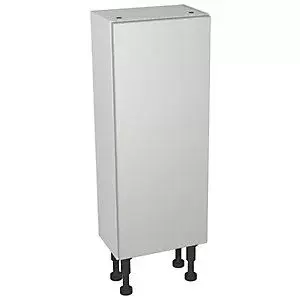 Image of Wickes Vienna Grey Gloss Fitted Open Base Unit - 300mm
