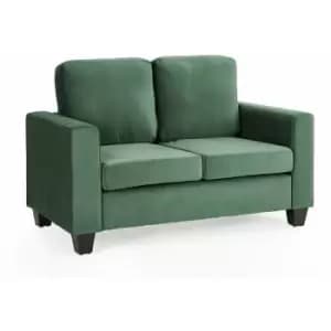 Image of Dakota Green Velvet 2 Seater Sofa