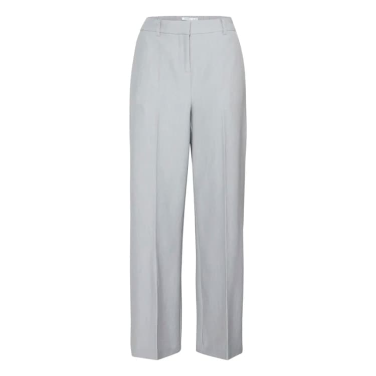 Image of b.Young Womens wide-leg Trousers b.young Danta 2 Gris Female 38