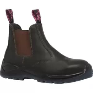 Image of Hard Yakka Womens/Ladies Banjo Grain Leather Safety Boots (9 UK) (Brown)