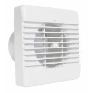 Image of Quiet Extractor Humidistat Timer Controlled Bathroom Toilet 100mm - White - Airvent