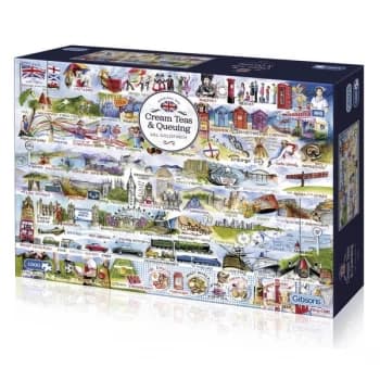Image of Cream Teas & Queuing Jigsaw Puzzle - 1000 Pieces