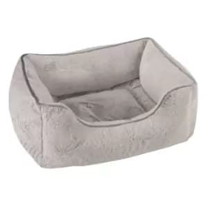 Image of Zoon Silver Square Faux Furbed - Silver - X-Large