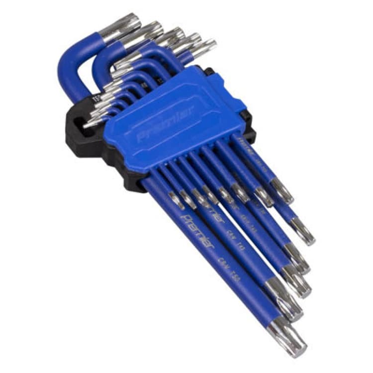 Image of Sealey Sealey AK71650 Premier Long Anti Slip TRX-Star Key Set 13pc SEAL_AK71650