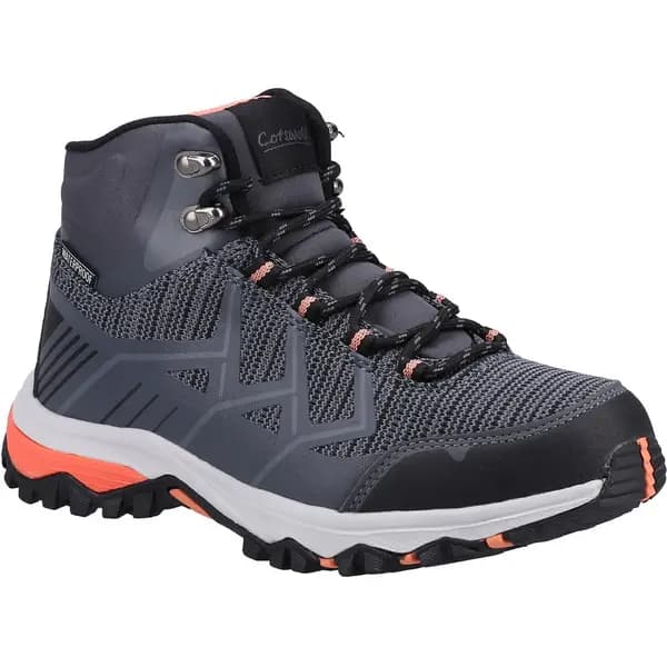 Image of Cotswold Womens Wychwood Waterproof Walking Hiking Ankle Boots - UK 5 Grey female GDE2541GRC5