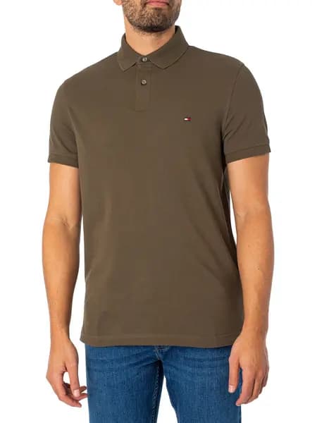 Image of Tommy Hilfiger 1985 Regular Polo Shirt Army Green XXL