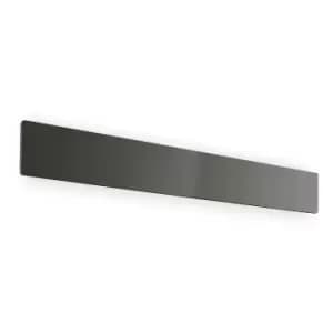 Image of Zig Zag Integrated LED Wall Lamp Black 75cm 3000K