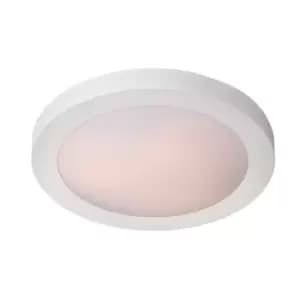 Image of Fresh Modern Flush Ceiling Light Bathroom - Ø35cm - 2xE27 - IP44 - White