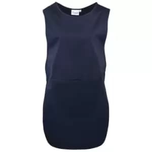 Image of Premier Ladies/Womens Long Length Pocket Tabard / Workwear (Pack of 2) (L) (Navy)