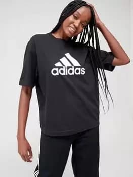 Image of adidas Future Icons Badge Of Sport T-Shirt - Black Size M Women