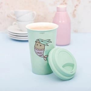 Image of Pusheen - Ceramic Travel Mug - Mermaid