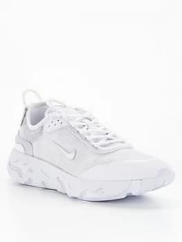 Image of Nike React Live - White/White, Size 3