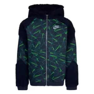 Image of Nike AOP Zip Hoodie Infant Boys - Blue
