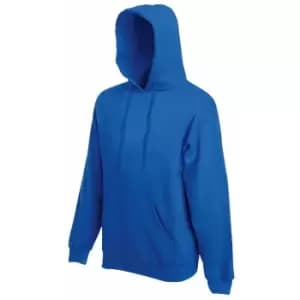Image of Fruit Of The Loom Mens Hooded Sweatshirt / Hoodie (L) (Royal)