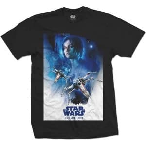 Image of Star Wars - Rogue One Jyn X-Wing 01 Unisex Large T-Shirt - Black