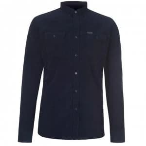 Image of Firetrap Corduroy Shirt - Navy