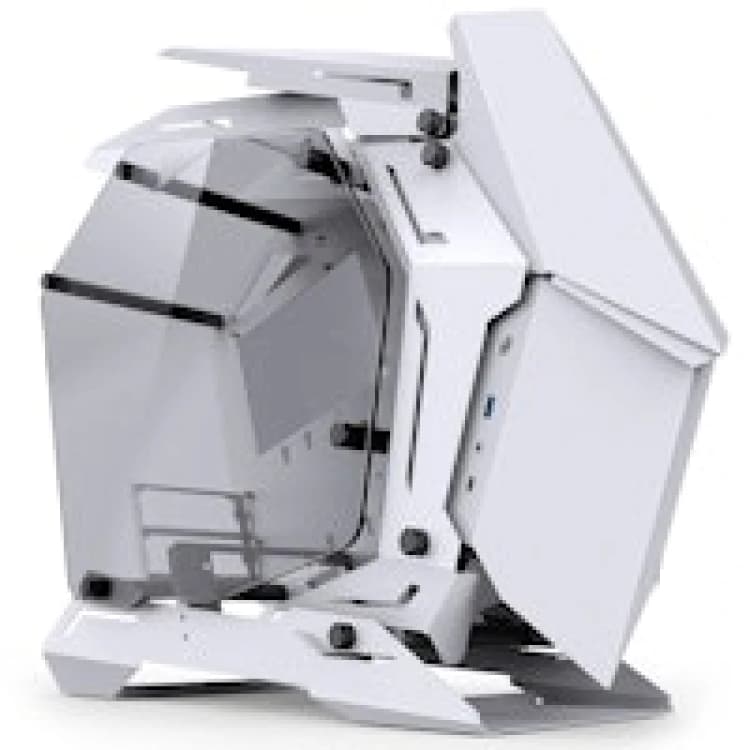 Image of Jonsbo MOD3 Mini Micro-ATX Tower Showcase Tempered Glass - weiß -...