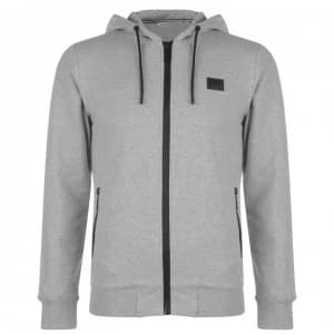 Image of Antony Morato Antony Mens Sport Zip Top Hoodie - GREY MEL 9013