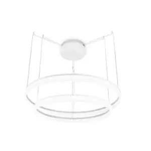 Image of Grok Integrated LED Small Ceiling Pendant Light White