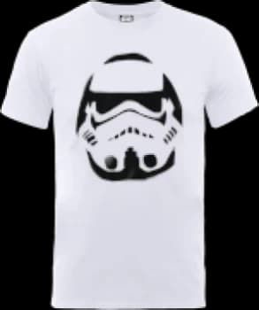 Image of Star Wars Paint Spray Stormtrooper T-Shirt - White - L