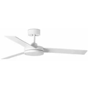 Image of Faro Barth White Ceiling Fan with LED Light