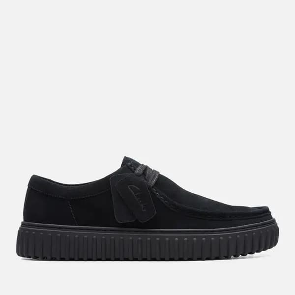 Image of Clarks Mens Torhill Lo Suede Shoes - UK 9