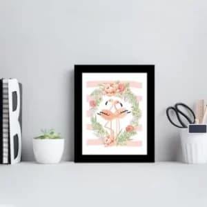 Image of SCT-100 Multicolor Decorative Framed MDF Painting