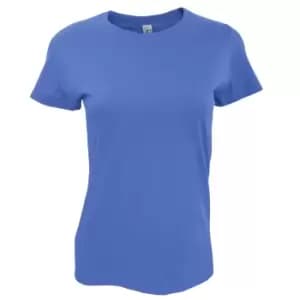 Image of SOLS Womens/Ladies Imperial Heavy Short Sleeve T-Shirt (XXL) (Denim)