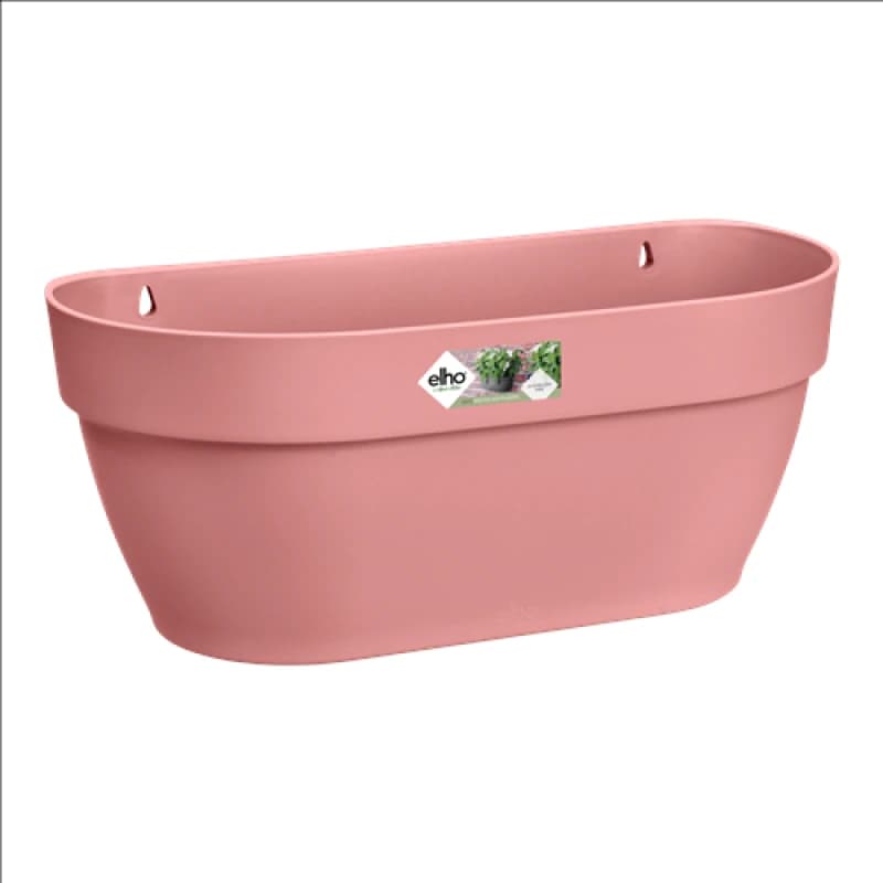 Image of Elho Vibia Campana Wall Basket 35cm - Dusty Pink