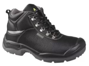 Image of Delta Plus SAULT2 S3 Black PUR Toe Capped Safety Boots, UK 10, EU 44
