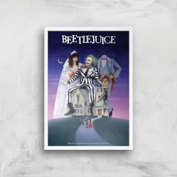 Image of Beetlejuice Giclee Art Print - A2 - White Frame
