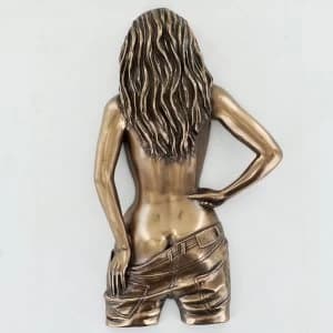 Image of Temptation Cold Cast Bronze Wall Hanger by Love Is Blue 24cm